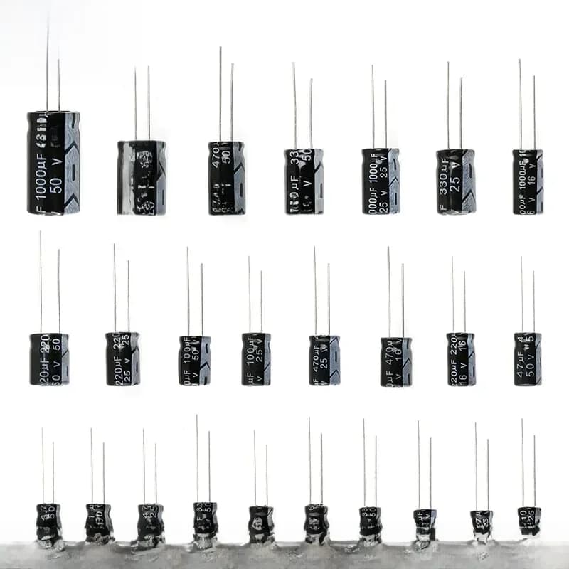 Puzzles électrolytiques en aluminium, 10V, 16V, 25V, 35V, 50V, 63V, Itor 2.2, 3.3, 4.7, 10, 22, 33, 47, 100, 220, 330, 470, 1000, 2200, 3300, 4700, 6800, 10000UF