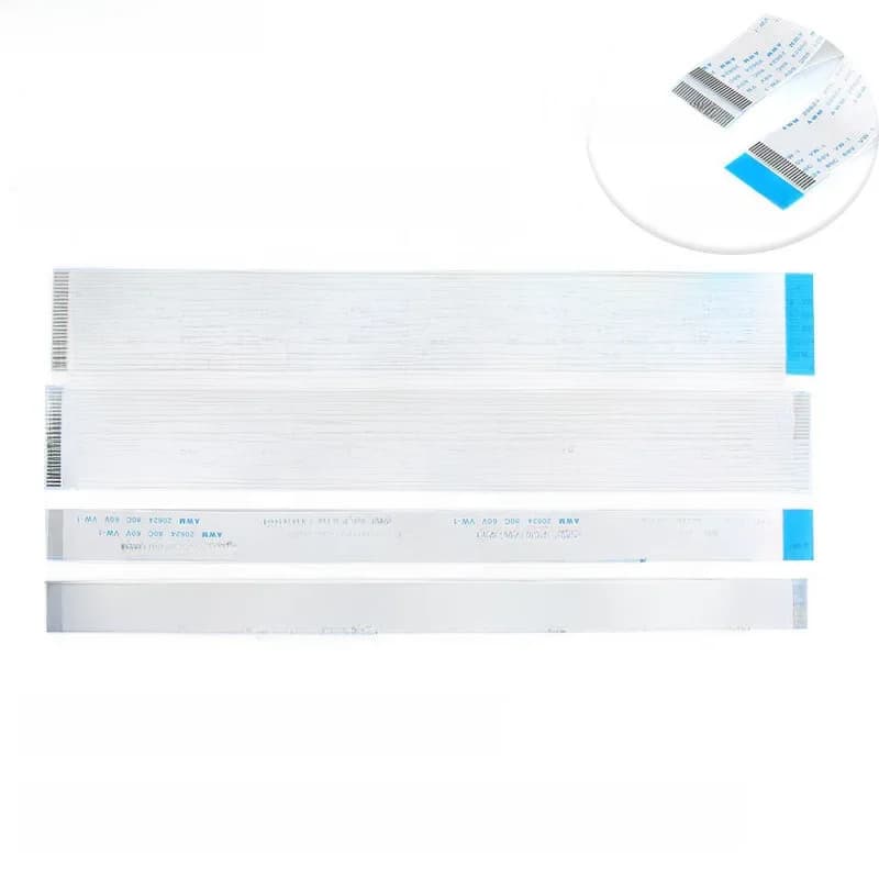 10 pièces FPC/FFC ruban câble plat Flexible 24 26 30 32 34 40 broches pas 0.5/1.0MM fil 6/10/15/20/25/30/40CM câble plat Flexible