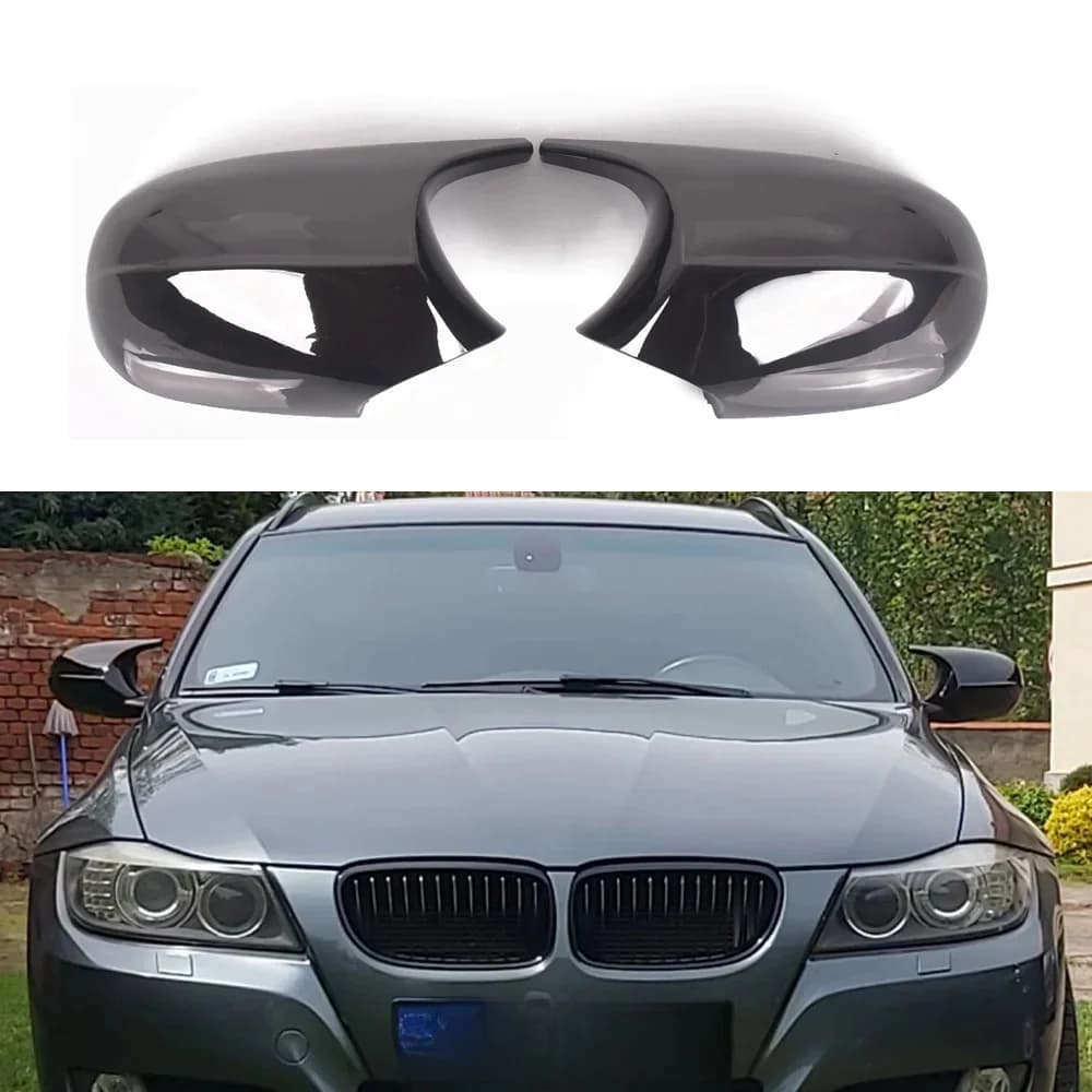 Couvercle de Rétroviseur Latéral en Fibre de Carbone, pour BMW Série 1 3 E81 E82 E87 E88 E90 E91 E92 E93