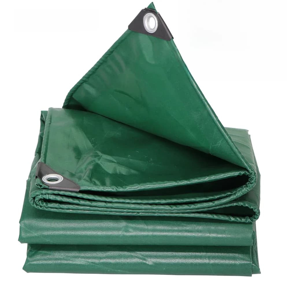 TarLII-Bâche de tente avec oeillets, revêtement en PVC, feuille de bâche, gril étanche à la pluie, protection solaire, couverture de degré d'usure, S64.rapDuty