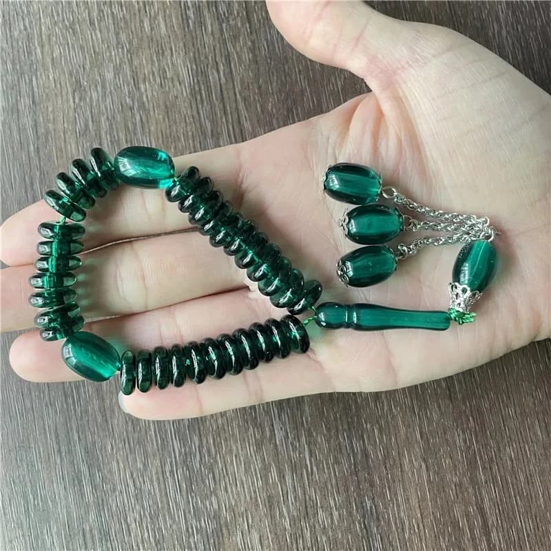JunKang bracelet musulman style religieux islamique 33 chapelet perles de prière hommes et femmes méditation foi perles de prière bijoux