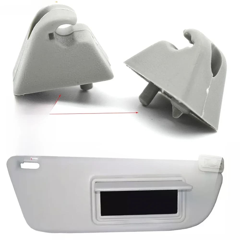 Clips de pare-soleil pour Opel Vauxhall Vectra Vivaro A Astra F Corsa Combo B Carlton Tigra Senator Cavalier, 2 pièces