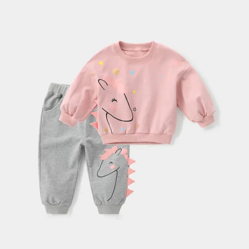 Vêtements de printemps pour bébés filles, ensembles de sport T-pantalon pour nouveau-nés, vêtements pour bébés filles, ensembles d'anniversaire 1 an, nouvelle collection