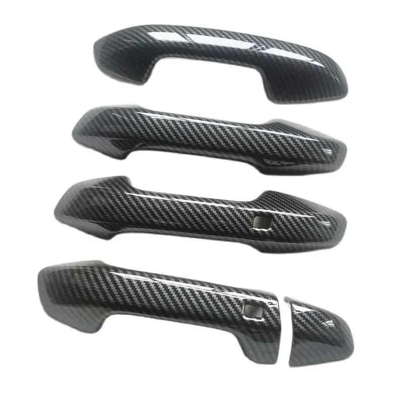 Accessoires pour Kia Forte Cerato 2019 2020 2021 2022 2023 2024 2025, couvre-poignée de porte, garniture en plastique imitation fibre de carbone