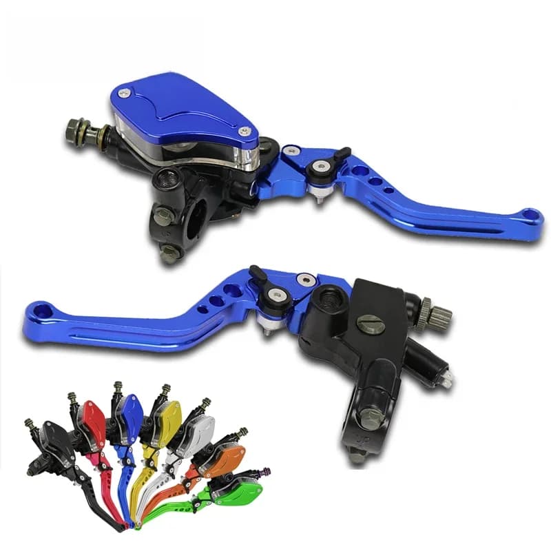 Alconstar-7/8 "CNC moto double frein hydraulique embrayage maître-cylindre réservoir levier adapté 50cc-300cc Sport vélo vélo de rue