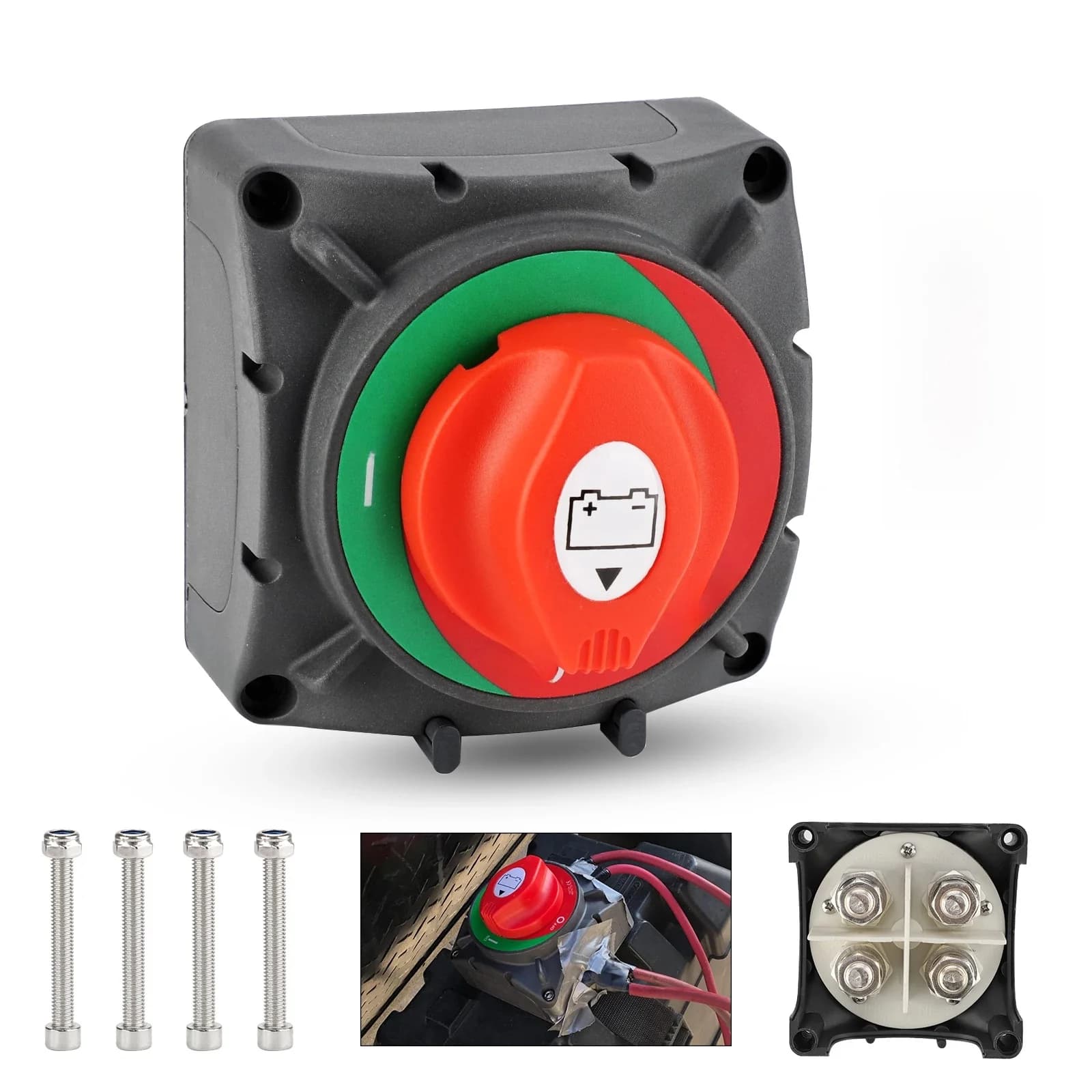 Joli de batterie à double pôle, 12-48V DC, 600Amp, 720-DP/B