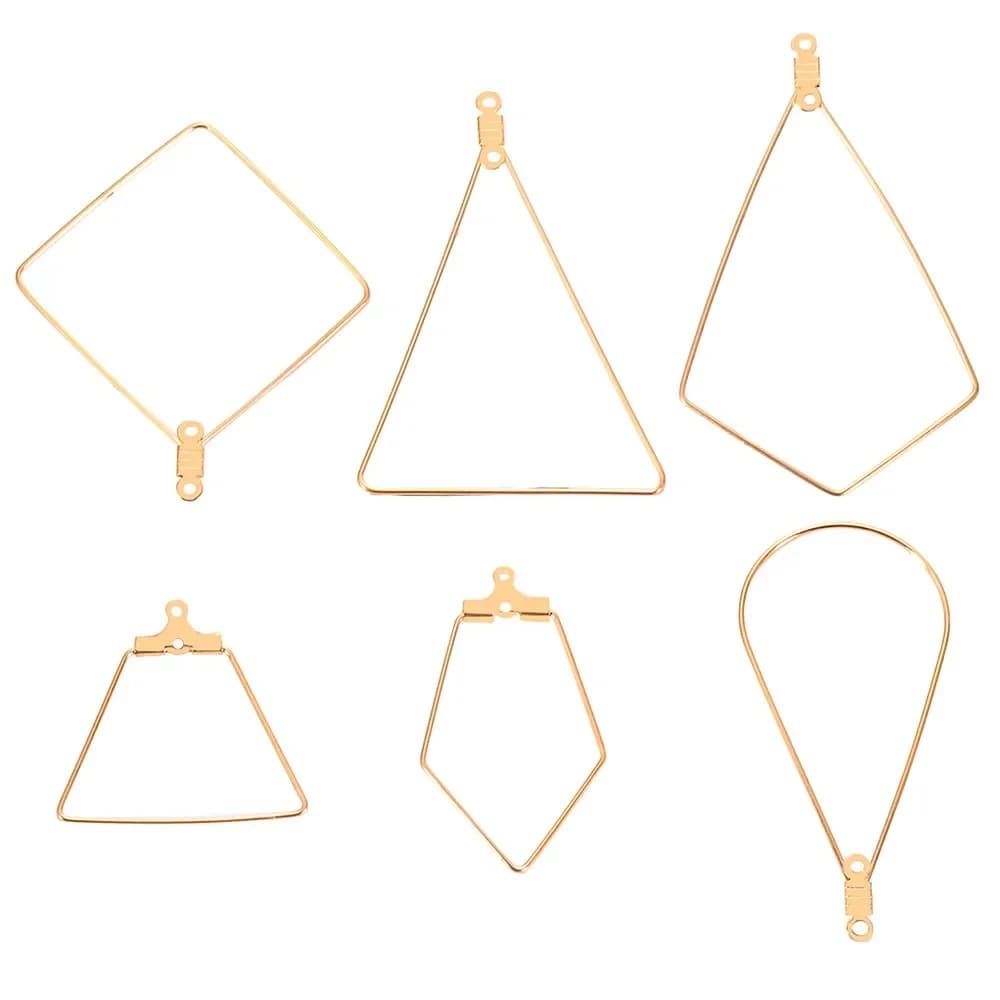 Crochet de boucle d'oreille en acier inoxydable, connecteur de cerceau, accessoires de boucles d'oreilles, breloques pendantes, bijoux exécutifs, bricolage, 20 pièces