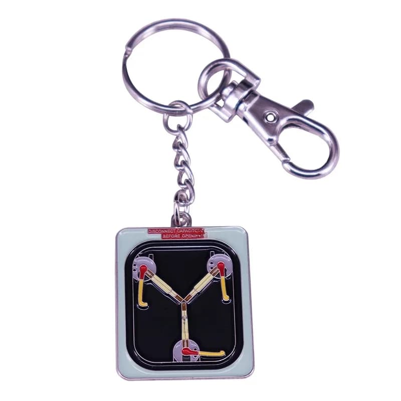 Retour vers le futur Le porte-clés à condensateur de flux n'a transformez pas de votre voiture dans une machine à temps, mais vous donnez une manière amusante pour suivre les clés!