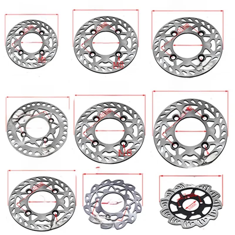 Plaque de disque de frein à disque avant et arrière, 180mm 190mm 200mm 210mm 220mm 230mm, pour moto KAYO BSE 125cc 140cc 160cc, vélo de poche