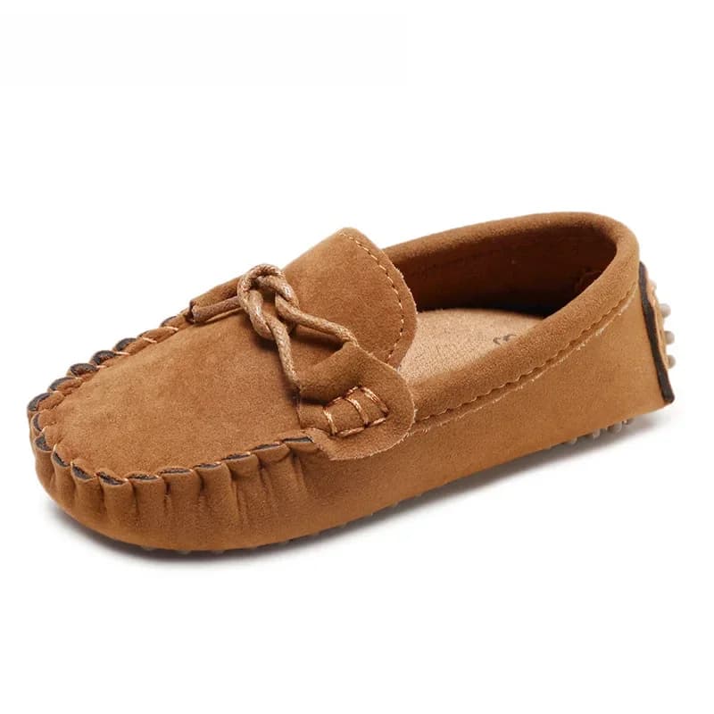 JGSBathroom WKITO-Chaussures Plates en Cuir pour Enfant Garçon et Fille, Mocassins Classiques Assortis avec Tout, Bateau pour Bébé