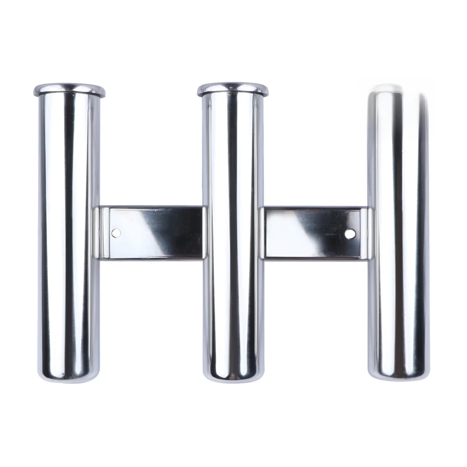 Support de pêche vertical multi-usage en acier inoxydable, 3 tubes, triple support mural, style pour bateau et yacht, le plus récent