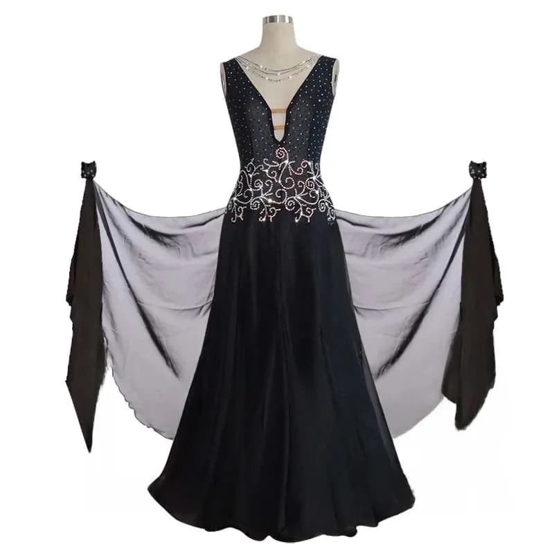 Jupe Standard de brevde Salle de Bal, Costumes de Concours, Robe de Spectacle Personnalisée, Col en V Profond, pour Adulte et Enfant, Nouvelle Collection