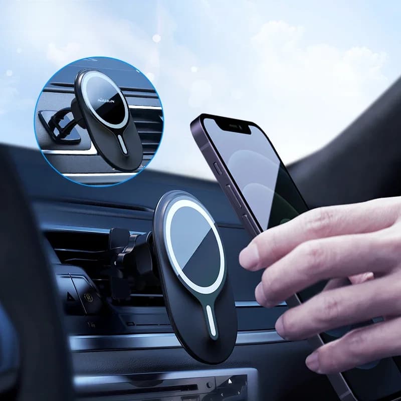 NILLKIN-Support de téléphone magnétique Magsafe pour voiture, pour iPhone 15 Pro Max 14 Pro Max