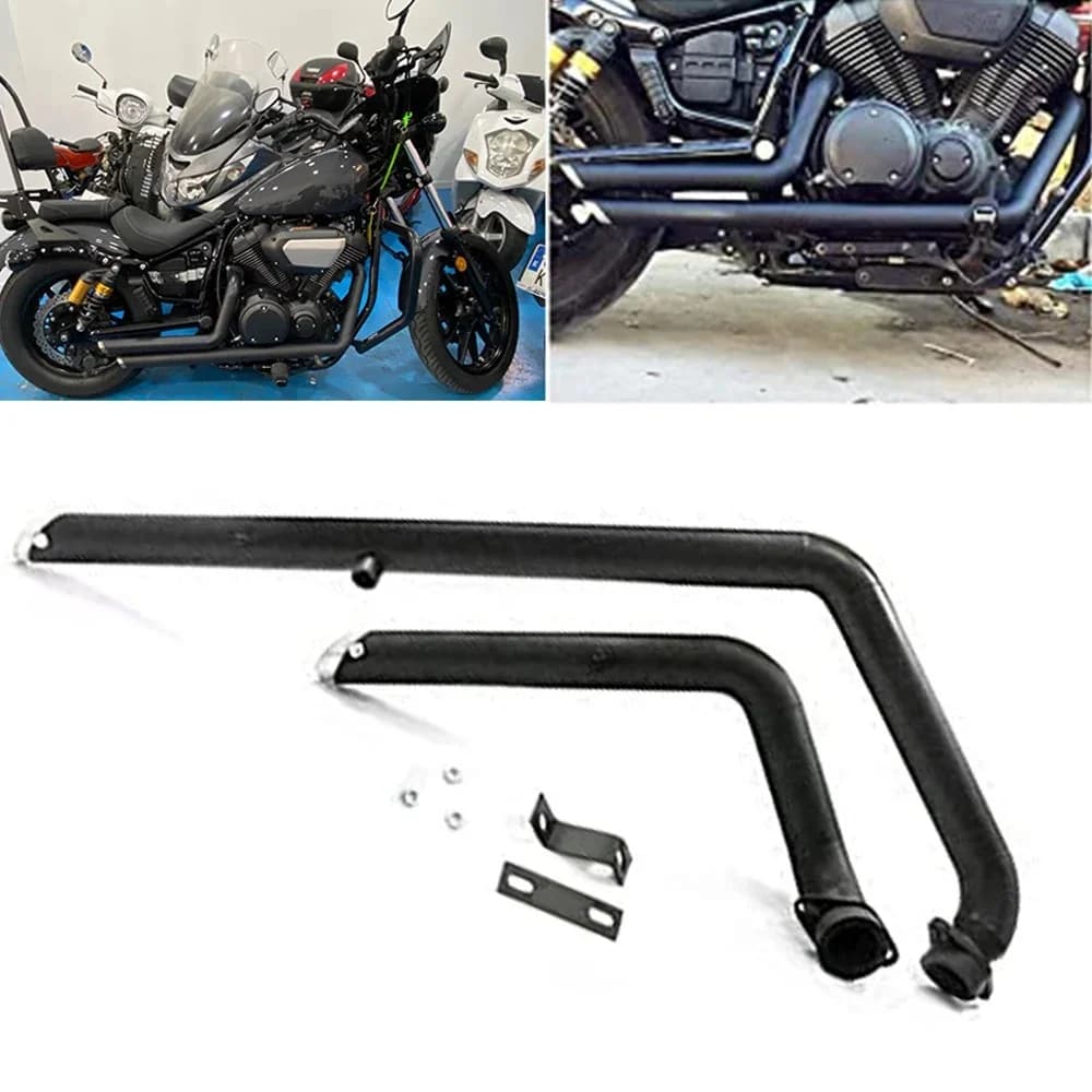 Shortshots – système d'échappement décalé, Kit de tuyaux de traînée, silencieux pour Yamaha v-star Bolt XV950 XVS950 XV 950, toutes années