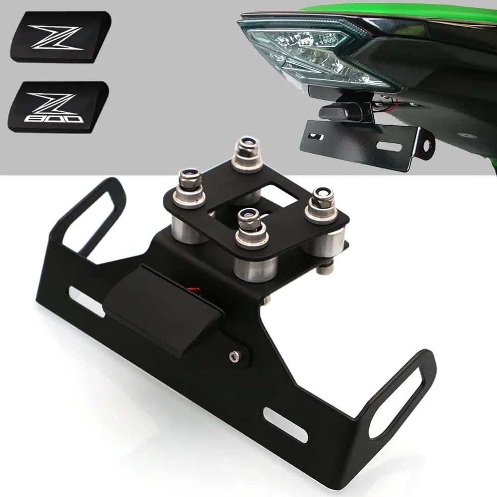 Support de plaque de planificateur de queue de moto, éliminateur de garde-boue, accessoires pour Kawasaki Z800, Z 800, 2013, 2014, 2015, 2016, 2017