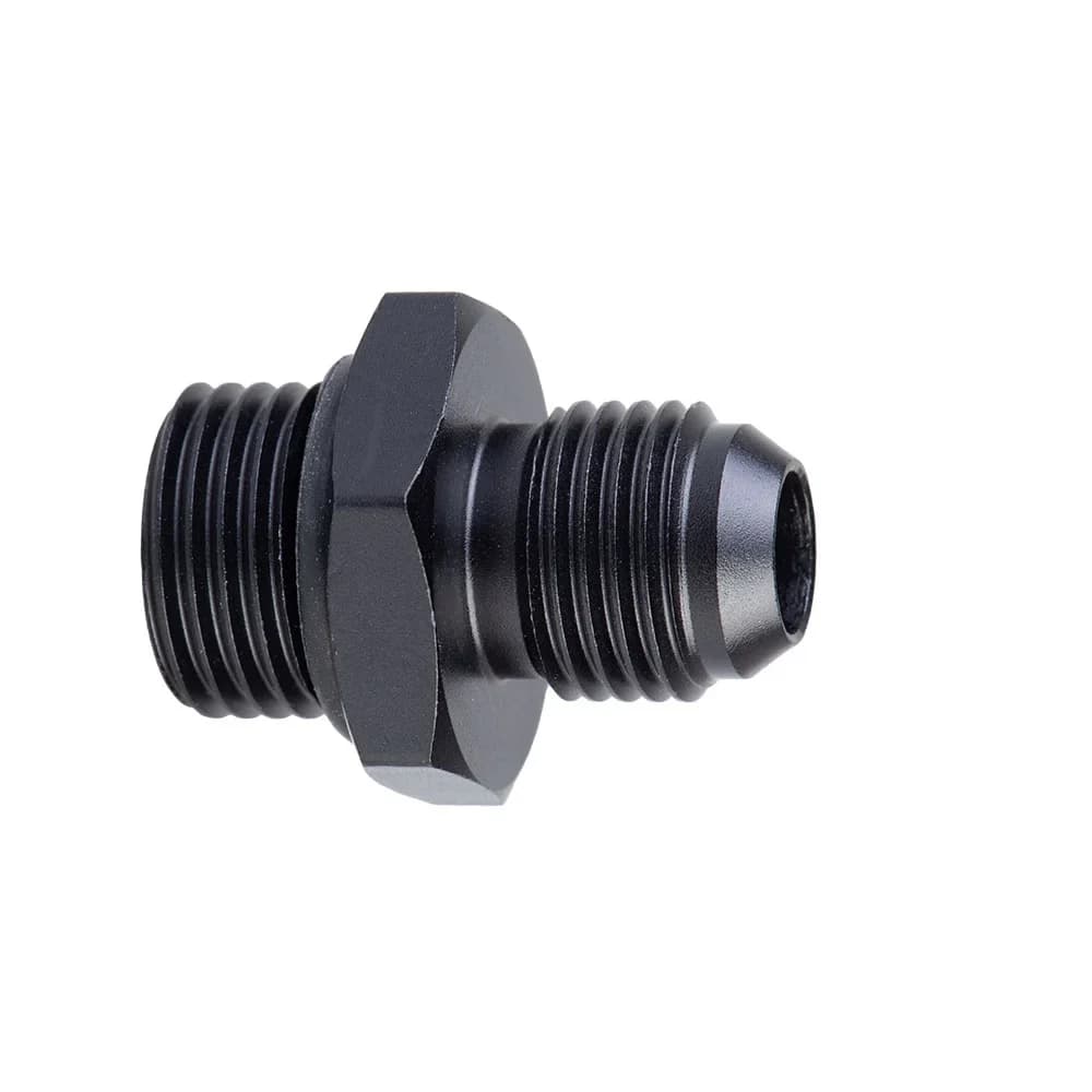 Raccord droit métrique universel mâle 6AN AN6 à M10 M12x1.25/1.5, AN6 à m16 M14x1.5, AN6 à 1/4 3/8 1/2 npt