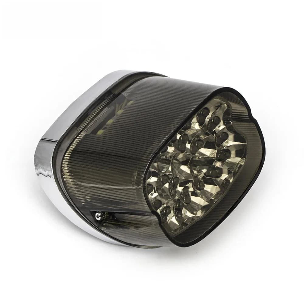 Feu arrière LED pour motos, feux Stop pour Harley XL 883 1200 Fat Boy Road King Street Glide Dyna
