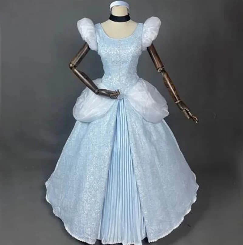 Robe cendrillon d'halloween, Costume de princesse Cosplay de haute qualité, Corset à lacets pour adultes, robe de soirée de mariage, robe de bal, nouvelle collection