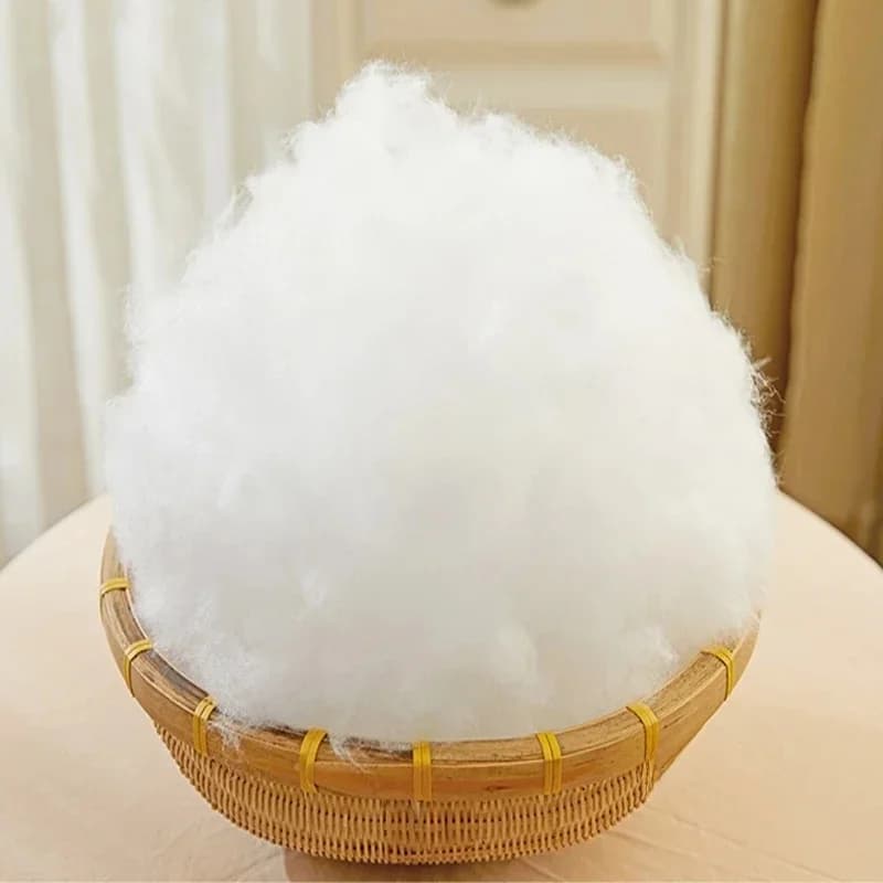 Remplissage d'oreiller en coton PP, jouets en beurre de coton PP, vêtements en peluche, polyester bricolage, matériau fait à la main, matériau à haute élasticité, 500g, 1000g