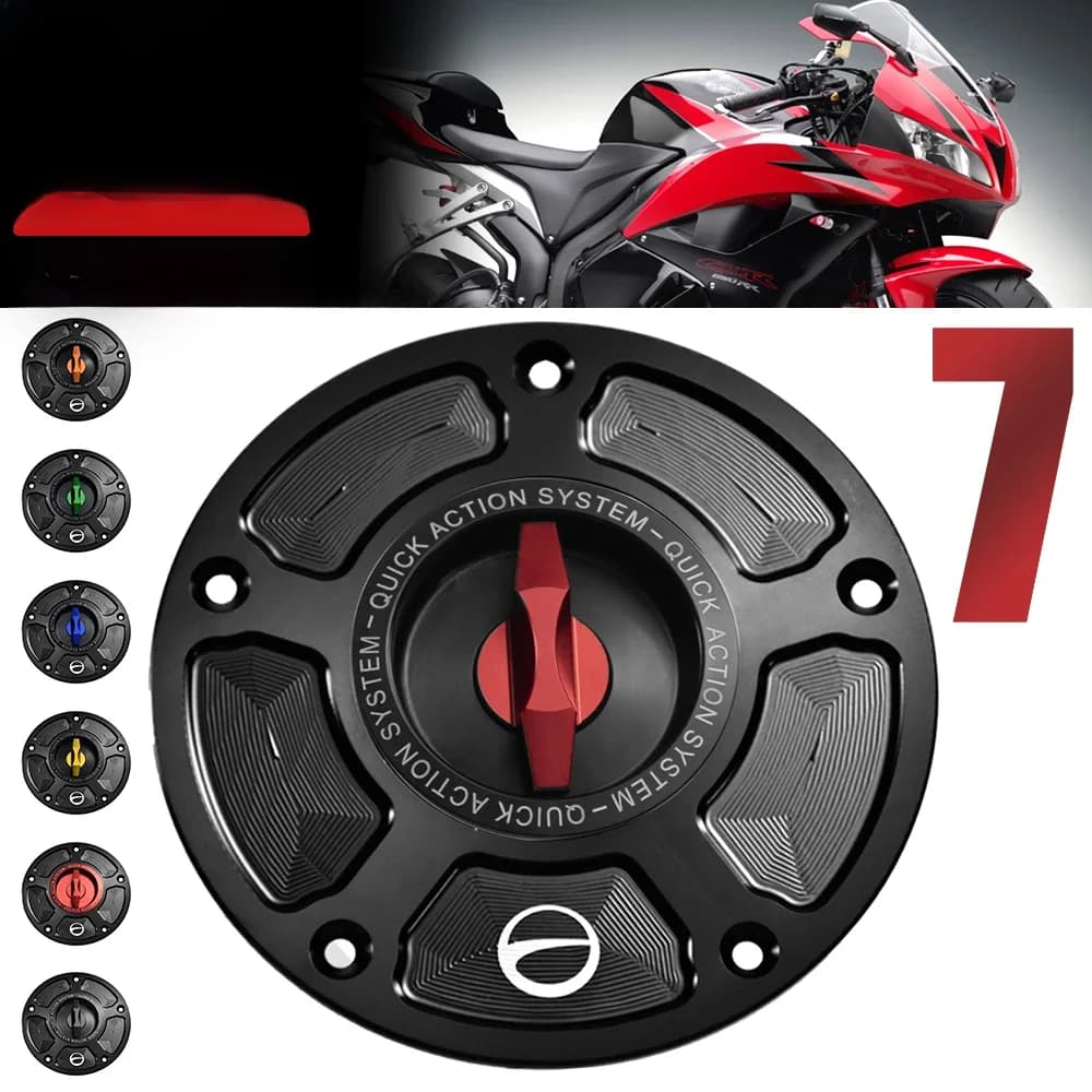 Bouchon de réservoir de carburant pour moto, pour HONDA CBR250RR CBR400RR CBR1000RR CBR 929 954 VFR 800 1200 F VFR1200F CBR 600 F4 F4i CB1300 CB1000R