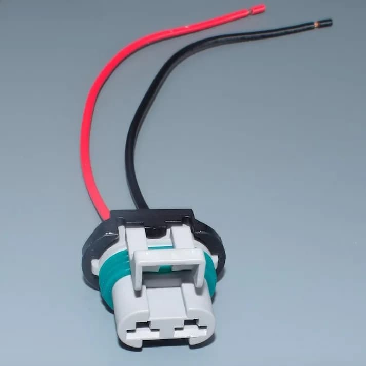 Fiche de ventilateur électronique, 2 broches, 2.8mm, pour Ford, phare, alimentation, pompe, ABS, connecteur de faisceau de câbles 15363990