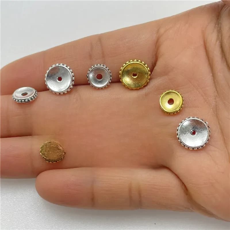 JunKang – lot de 30 joints en forme de roue, 9mm 11mm, pour bracelet et collier, faits à la main, vente en gros, accessoires bijoux