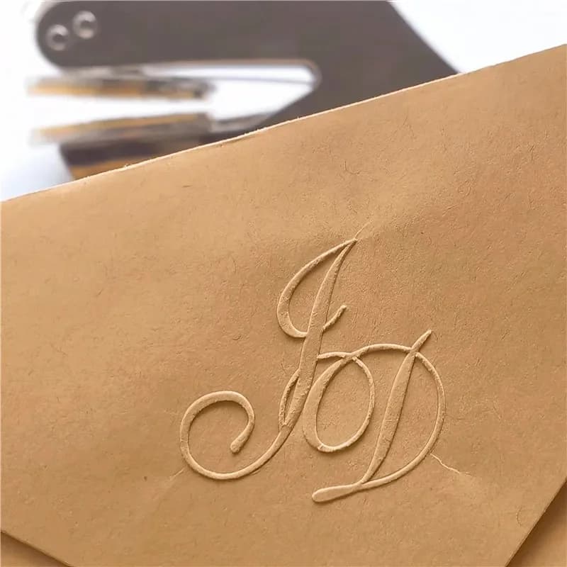 Sceaux de gaufrage personnalisés de conception de LOGO/sceaux de gaufrage de notaire de conception de logo diamètre de tampon de gaufrage personnalisé inférieur à 40mm les deux peuvent faire