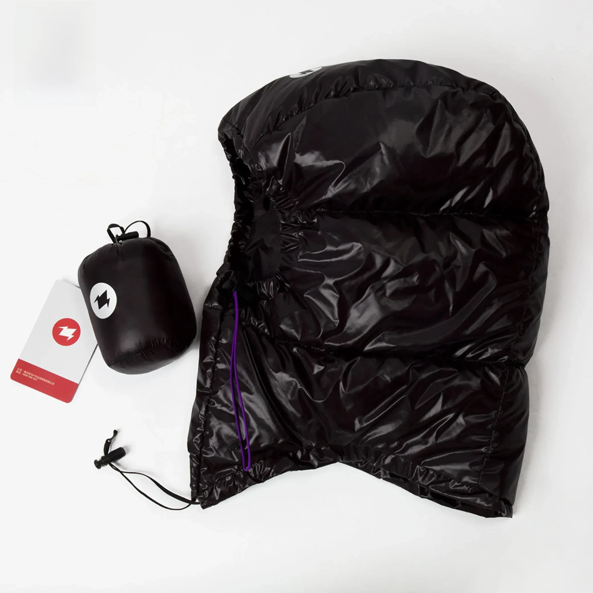 AEGISMAX casquette de randonnée en plein air, chapeau en duvet d'oie, sac de couchage ultraléger, accessoires d'hiver froid, garde au chaud pour adultes