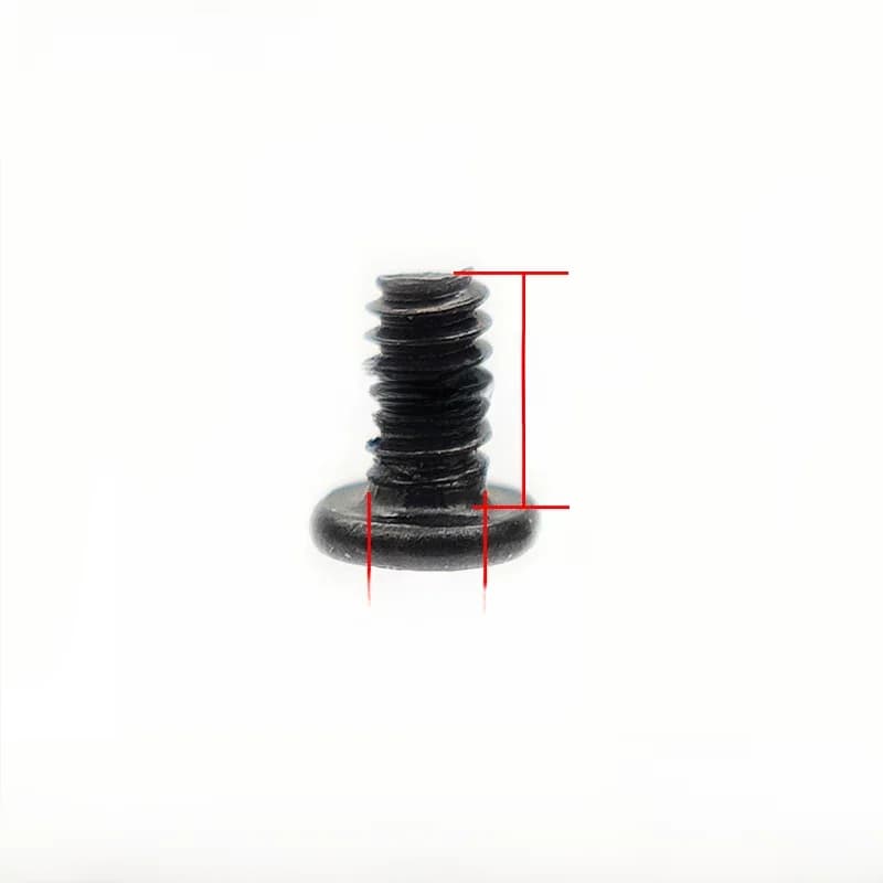Aocarmo-Vis de cadre central pour carte mère, noir et argent, 2,2 intérieur pour OnePlus, Xiaomi, Huawei, Samsung, 1.4mm x 2.5mm