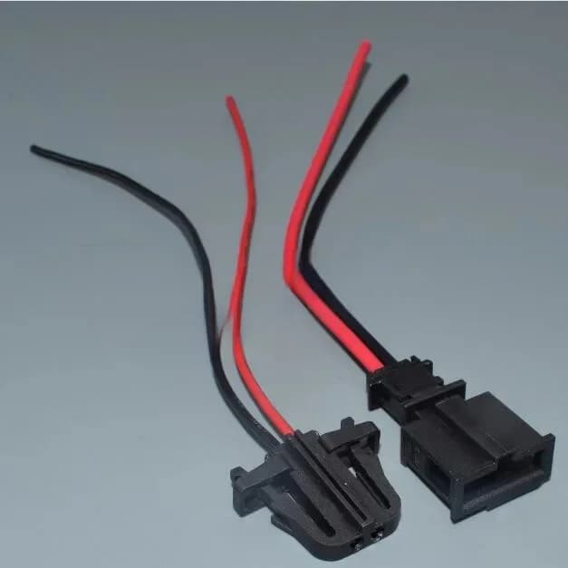 Shhworldsea – lampe de plaque d'immatriculation à 2 broches, connecteur de porte de voiture pour lumières de coffre, prise de capteur de klaxon pour VW Audi Skoda 3B 0972712 3B 0972702