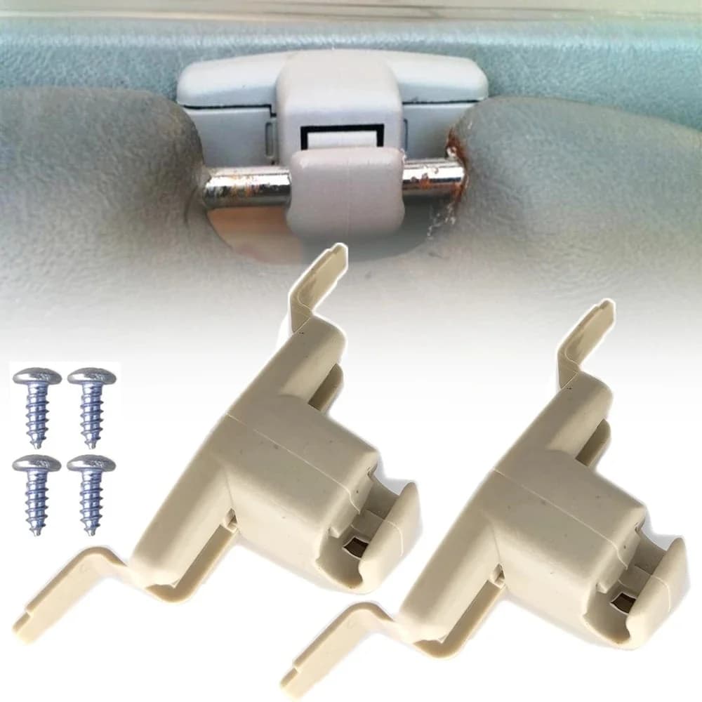 Apktnka 2x crochet de pare-soleil intérieur Clips support de suspension support de boucle retenue pour BMW M3 E46 E38 E39 X5 E53... OE # 51168174715