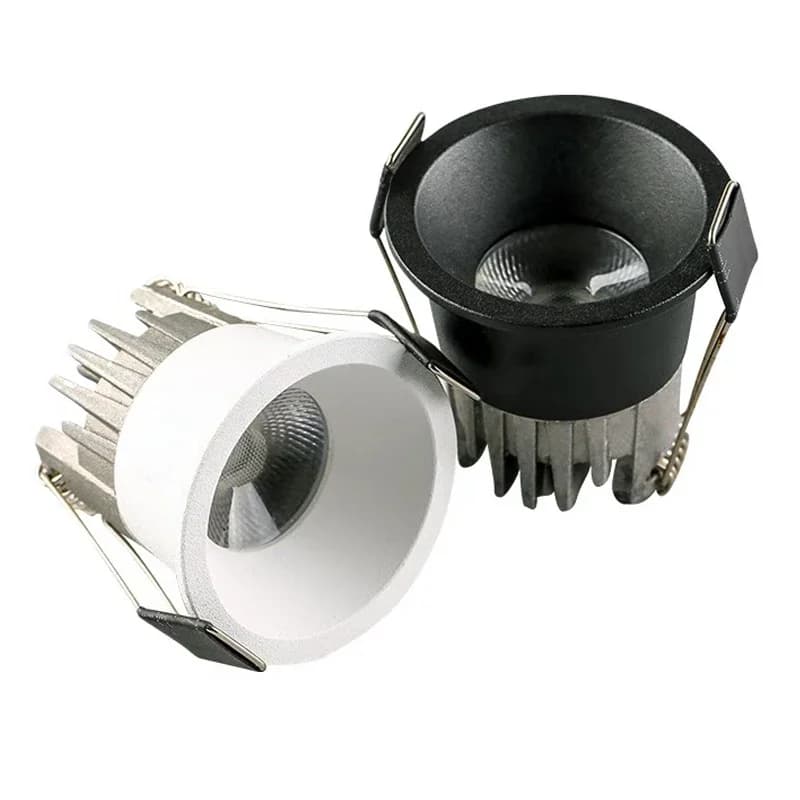Plafonnier LED encastré anti-corrosion, à intensité variable, 3W 5W, anti-éblouissement, éclairage LED pour chambre à coucher, cuisine, COB