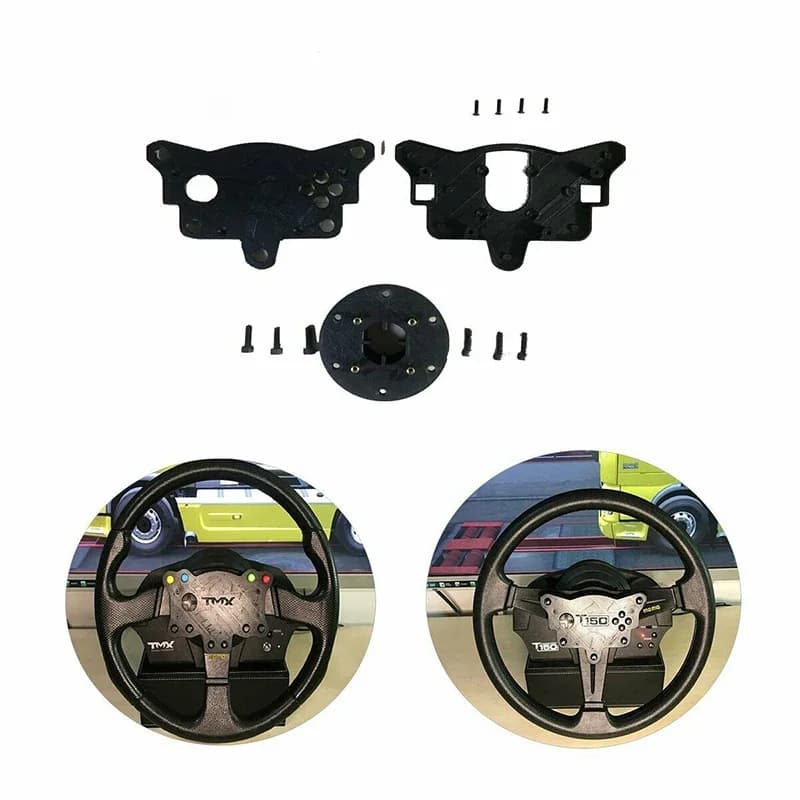Adaptateur de volant pour Thrustmaster T150/T150RS/TMX/TMX PRO Simracing, pièces sim racing, drapeau européen, kit MOD