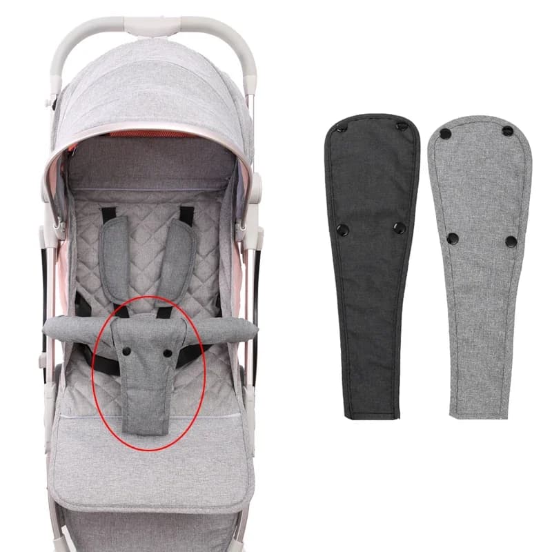 Harnais de protection antidérapant pour poussette de bébé, accessoires de couverture de ceinture avant pour bébé, tissu en coton de haute qualité