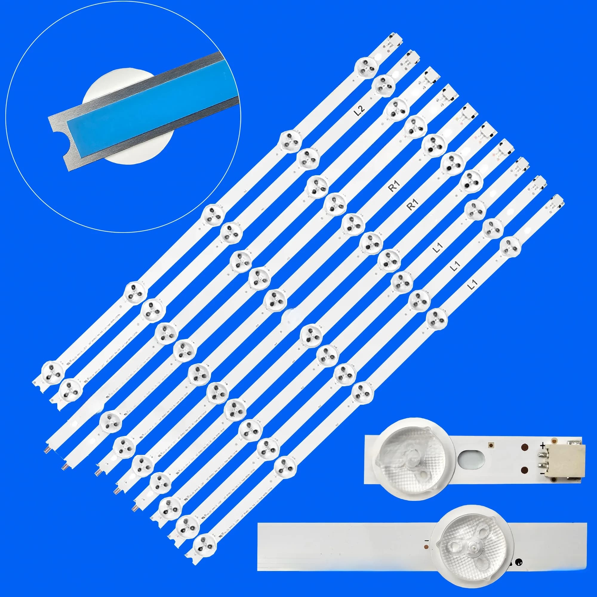 Barre de bande de rétroéclairage LED pour TV, 42 pouces, 42LN578V, 42LN575V, 42LN5710, 42LN540S-Inter, 42LN5403, 42LN5sedi42LN5405, 42LN613S, LC420DUESFU4