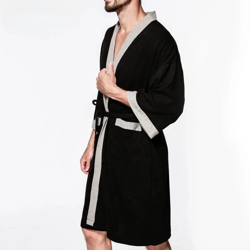Peignoir d'été pour hommes, vêtements de nuit, pyjama, grande taille, 8XL, buste 140cm, 7XL, 6XL, printemps