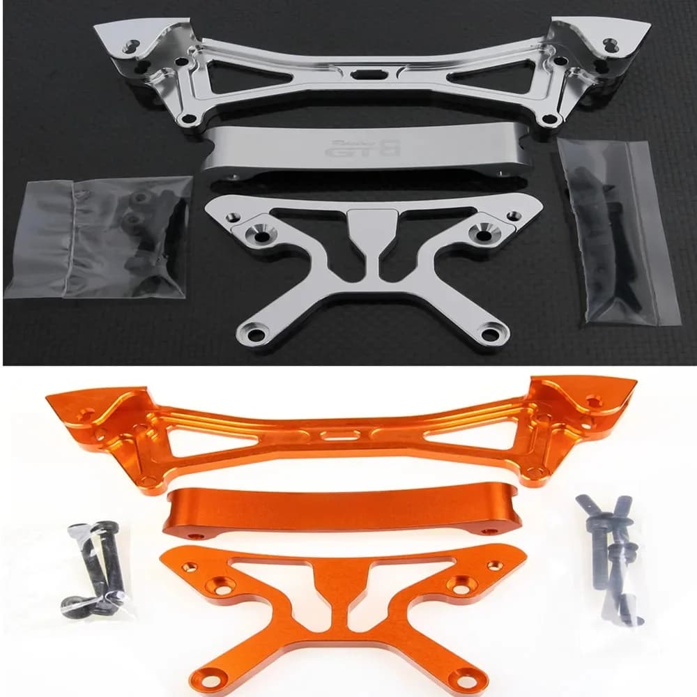 GTBRacing CNC aluminium RC 1/5 voiture Baja attelle de choc avant/arrière pour 1/5 RC voiture HPI baja 5b ss pièce de mise à niveau