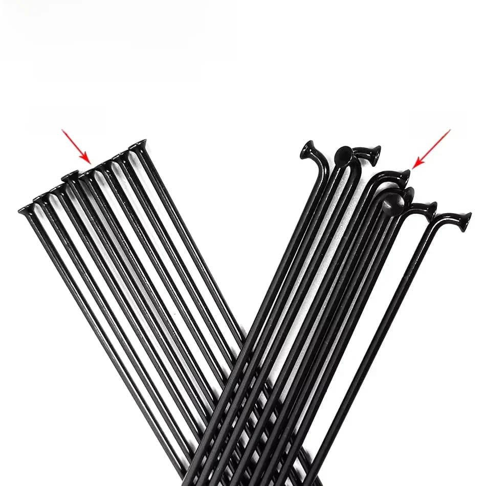 SAPIM-Rayons de vélo en forme de J avec capuchon en cuivre, rayons de vélo, rayons de vélo noirs, rayons de vélo, rayons de vélo Champion 2.0