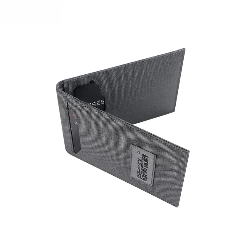 Porte-cartes d'identité tactique, pochette arrière, mini portefeuilles, étui de poche, housse de protection pliable pour hommes et femmes