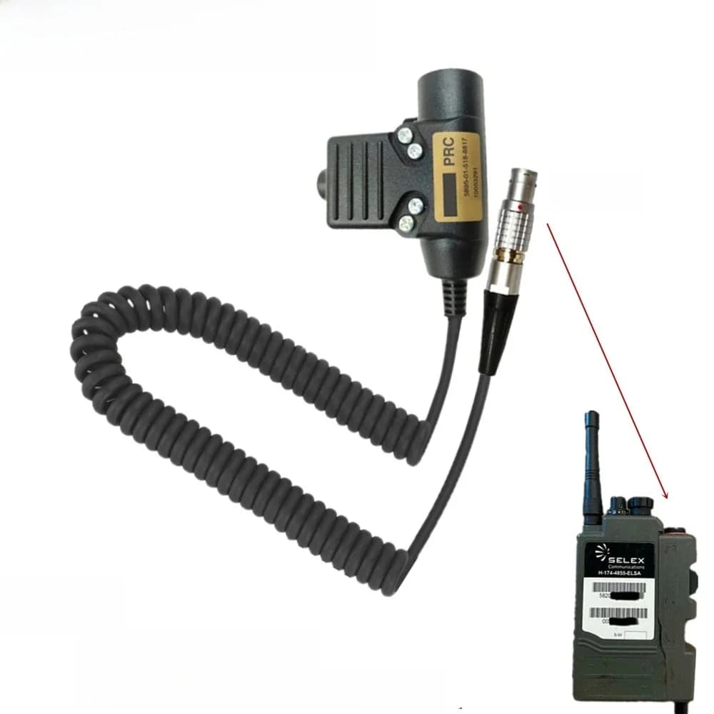 DULU94-Casque PTT pour COMTAC MSA TCA TRI, accessoire pour radio Selex H4855, Bowman Store R Radio Store Cirt