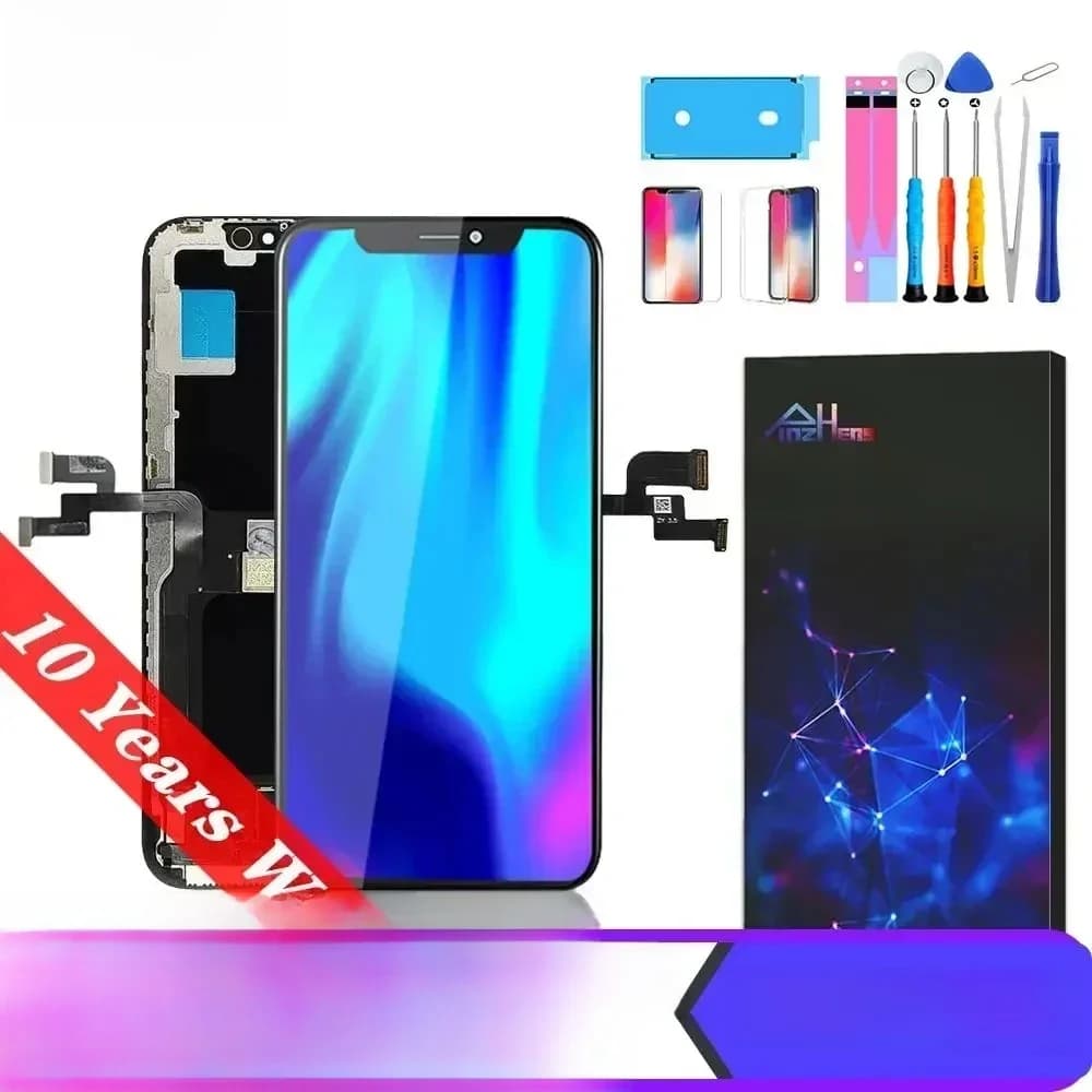 PINZHENG-Écran AMOLED INCELL LCD OLED OEM pour iPhone 11, 12, 13 Mini Pro Max, XS Poly MAX, remplacement d'affichage avec outil, haute qualité