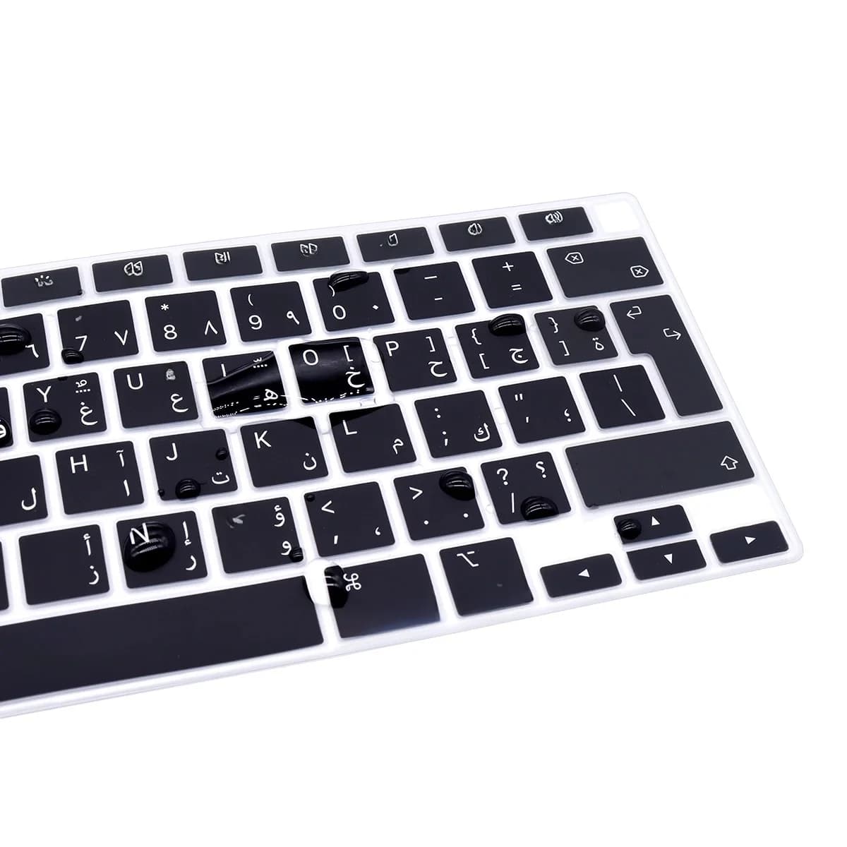 Housse de clavier en Silicone, langue arabe, pour MacBook Air M1 13 pouces A2337 M1 2021 et A2179 MacBook Air avec identification tactile