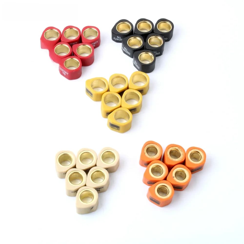 Poids de rouleau de variateur de course, 6 pièces, 20x15mm, 8g, 10g, 13g, 15g, 19g, pour Honda Chiocciola NES Dylan PCX SH CH150 125cc 150cc