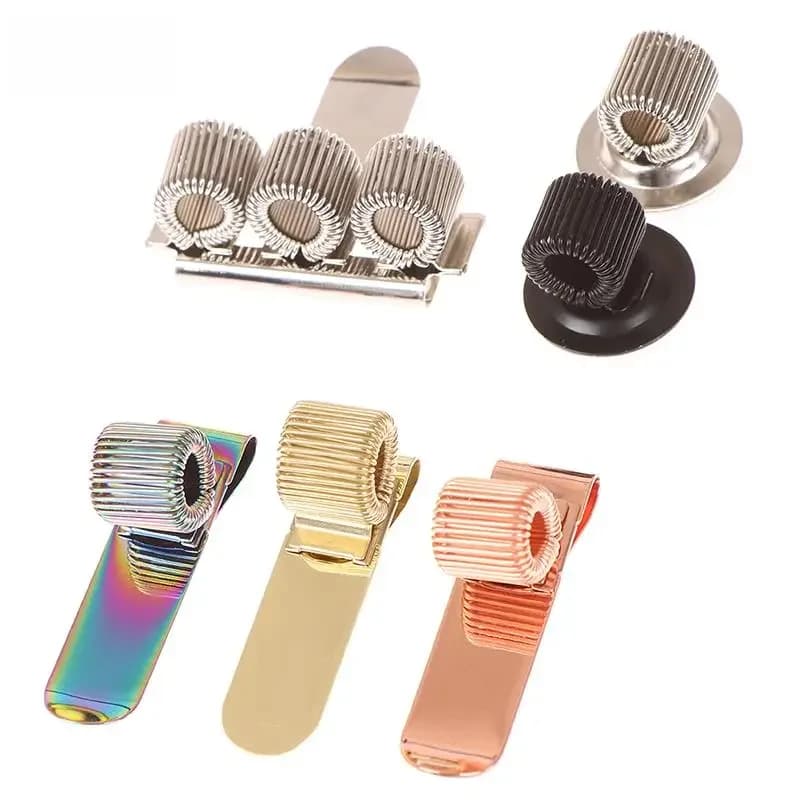 Porte-stylo à ressort en métal avec clip de poche, porte-stylo, simple, double, triple trou, médecins, infirmière, uniforme, fournitures de bureau