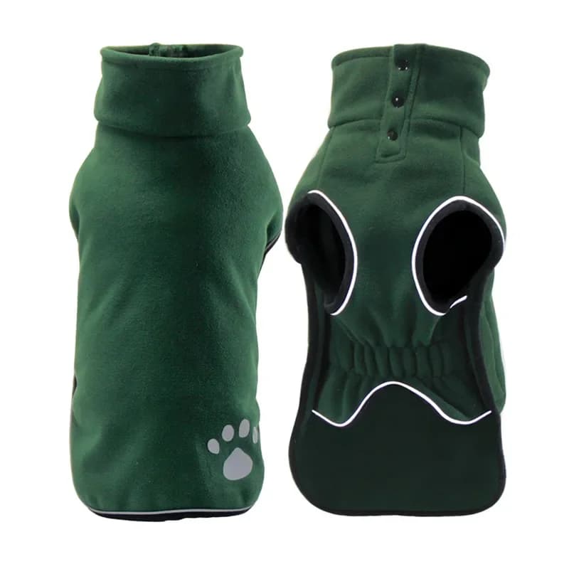 Veste polaire pour chien, vêtements chauds de printemps pour petits, moyens et grands chiens, manteau réfléchissant coupe-vent pour l'extérieur, ventre élastique, Corgi
