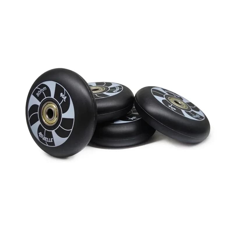 Patins à roues alignées Full Meat FSK Slalom, patins à roulettes, roulement, 90A, blanc, noir, 72mm, 76mm, 80mm, abec7 608