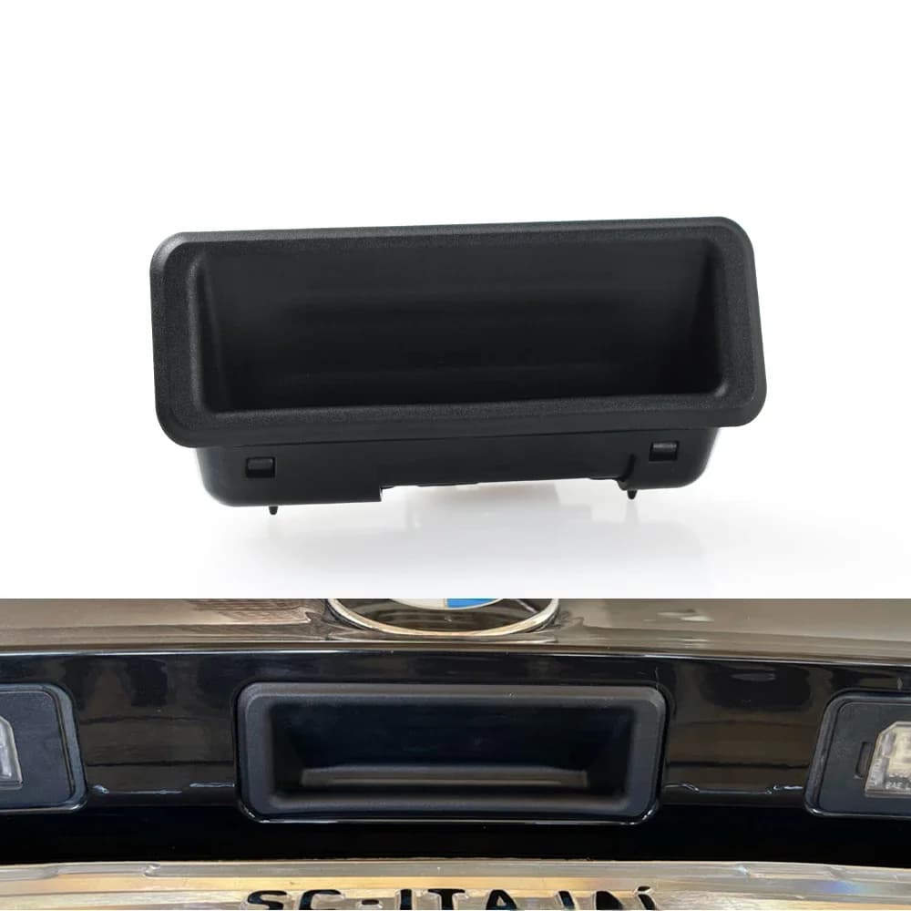 Couvercle de coffre arrière de voiture, poignée de commutateur d'ouverture de remplacement pour BMW 1 3 5 X1 X5 X6 série E60 E61 E90 E91 E92 E93 51247118158