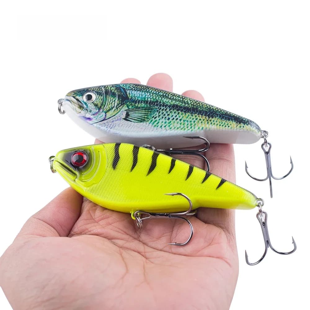 Nouvelle Leurre de Pêche Hanlin Glide Jerkbait 90mm/26g – Leurre Populaire pour Brochet, Crankbait, Leurre Muskie, Leurre de Pêche de Haute Qualité, Wobbler pour Achigan
