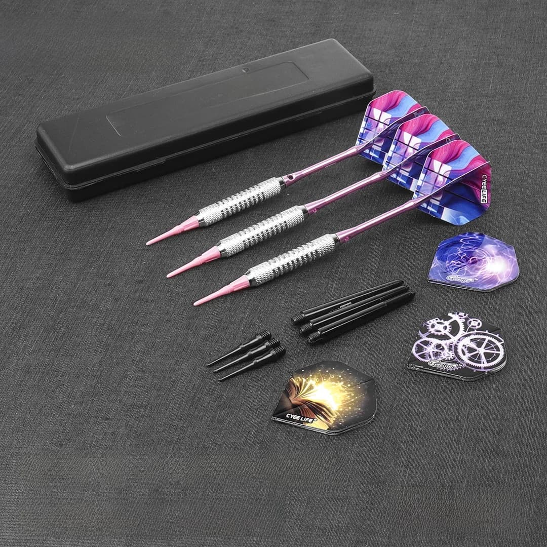 CyeeLife-Jeu de fléchettes professionnelles à pointe souple, embouts en plastique supplémentaires pour accessoires de jeu de fléchettes électroniques, 16/18 grammes