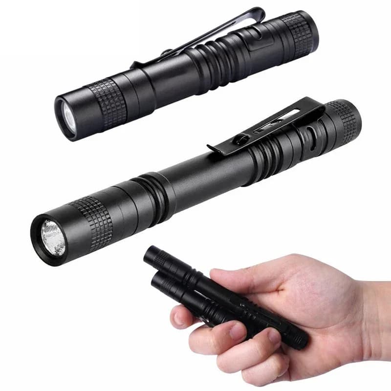D2 lampe de poche LED stylo lumière Mini lampe de travail Portable lampe de poche LED torche pour le dentiste et pour Camping randonnée lanterne